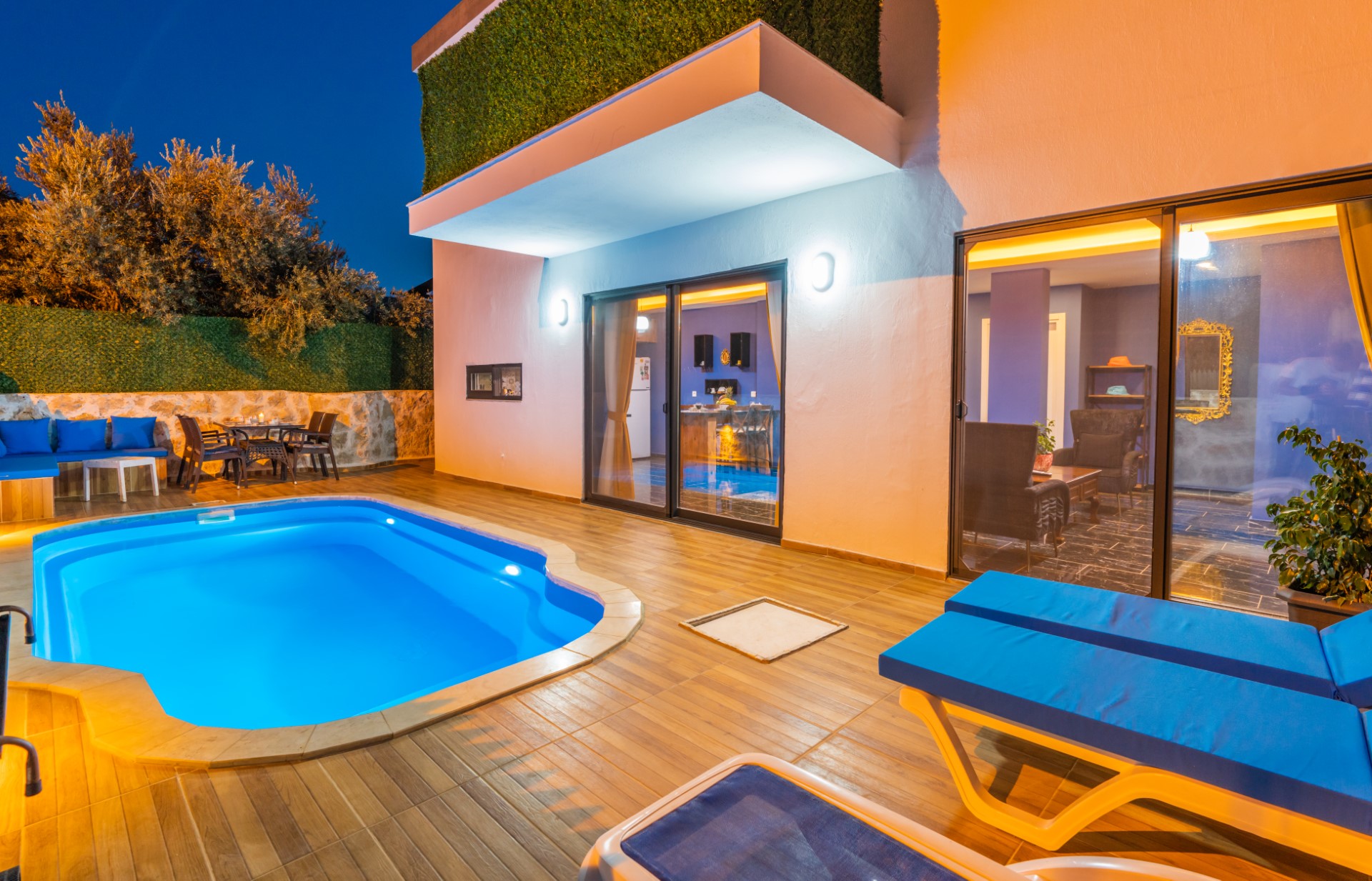 Kalkan, Ulugöl bölgesinde, 2 odalı, Özel Havuzlu Villa