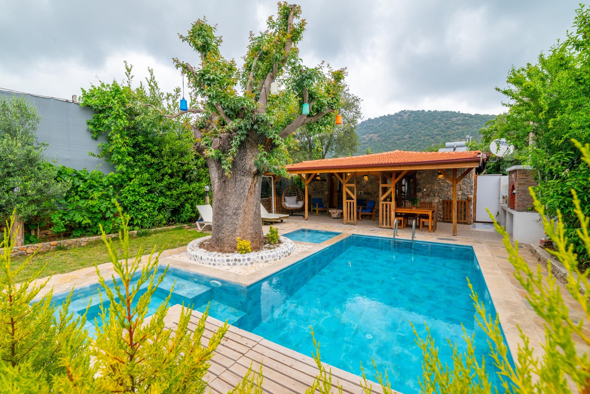 Fethiye, Kayaköy bölgesinde, 2 odalı, Özel Havuzlu Villa