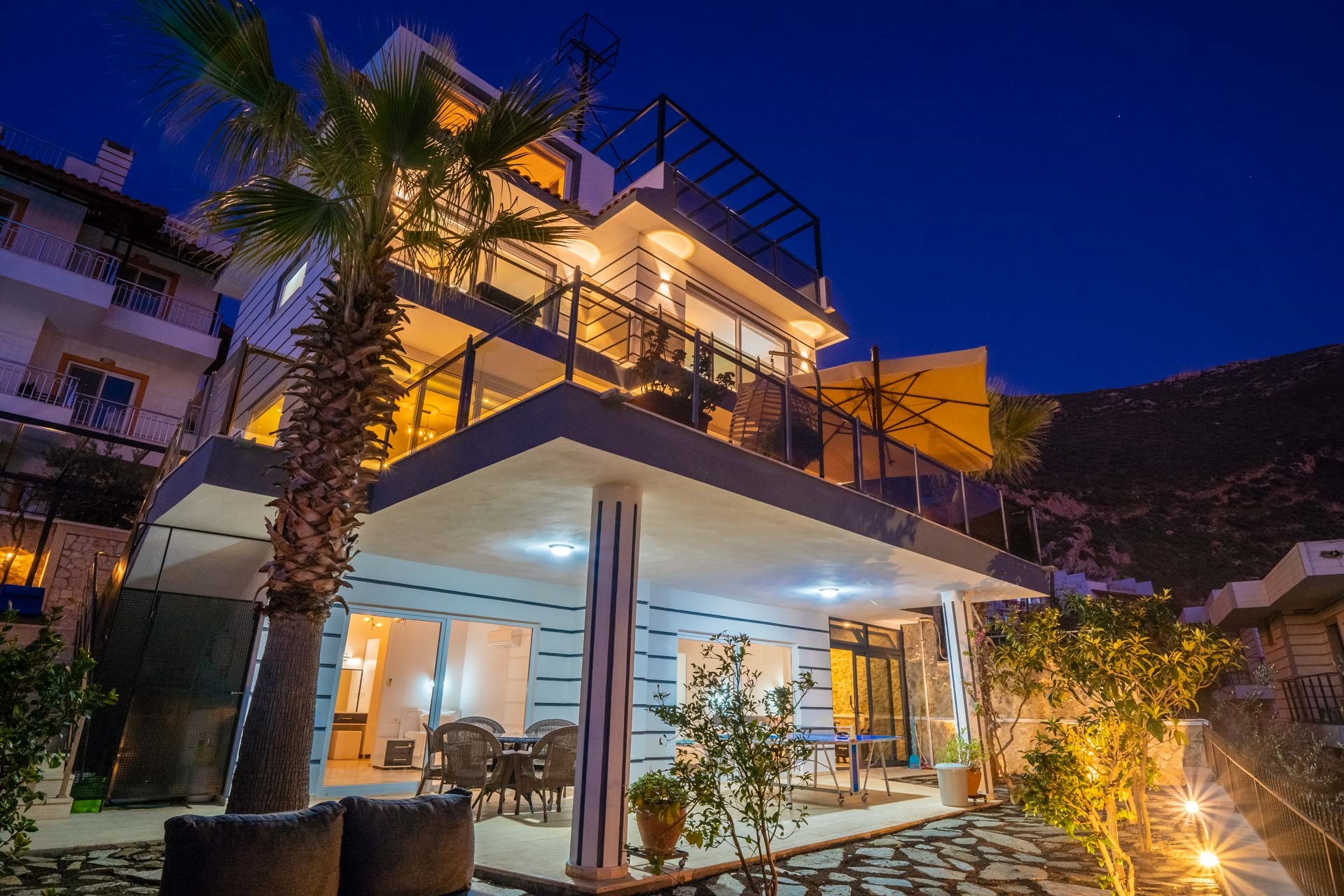 Kalkan, Merkez bölgesinde, 5 odalı, Özel Havuzlu Villa