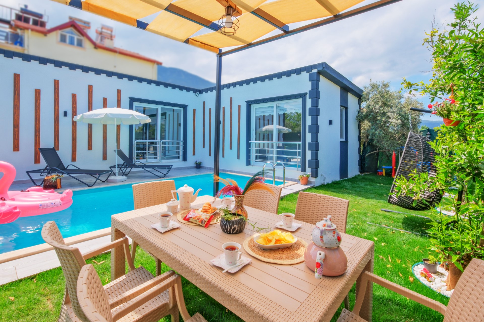 Fethiye, Karaçulha bölgesinde, 2 odalı, Özel Havuzlu Villa