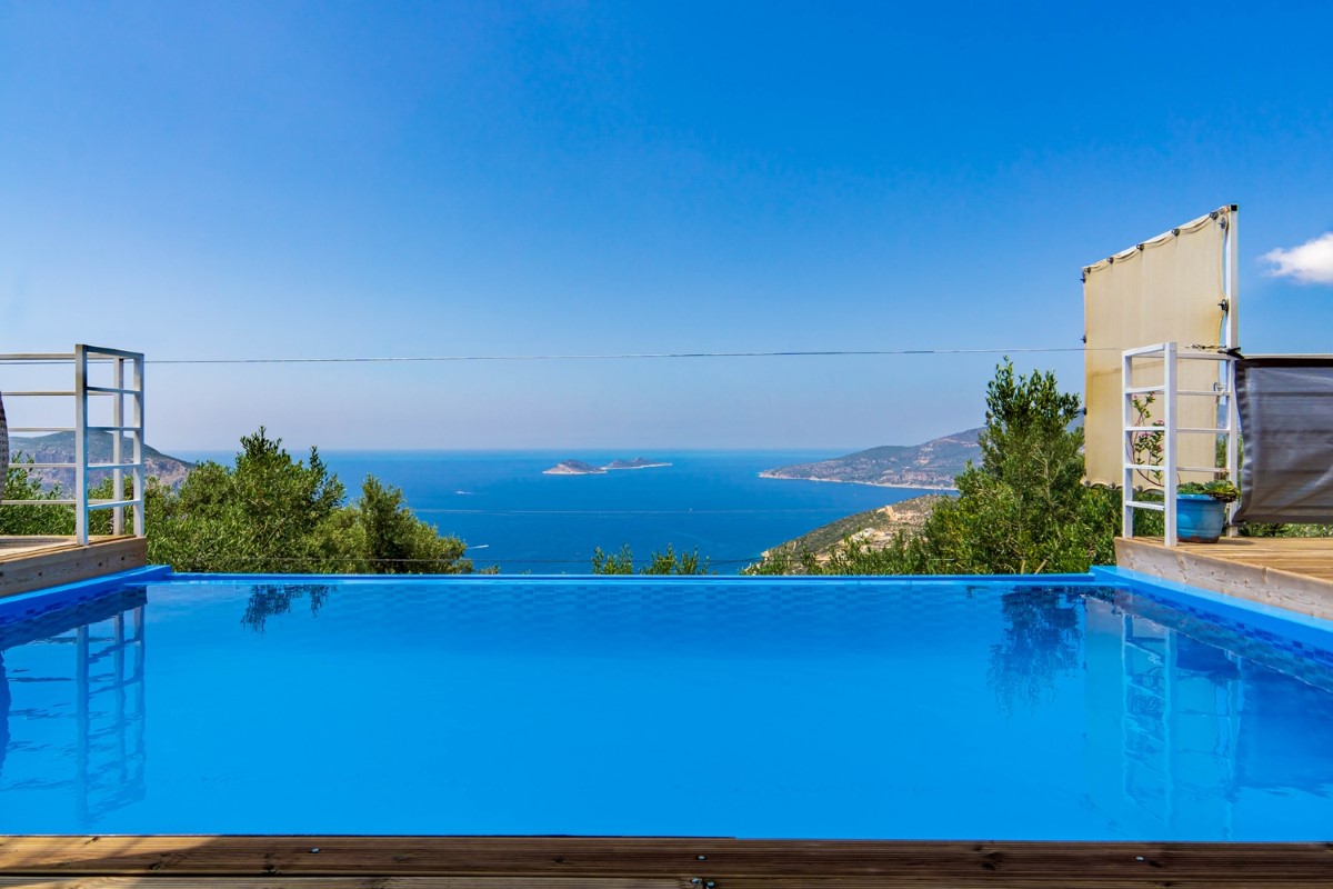 Kalkan, Kördere bölgesinde, 1 odalı, Özel Havuzlu Villa