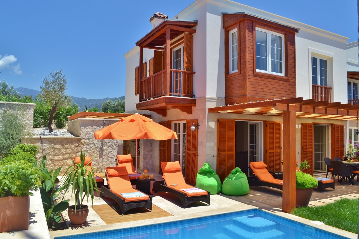 Kalkan, Lavanta bölgesinde, 3 odalı, Özel Havuzlu Villa