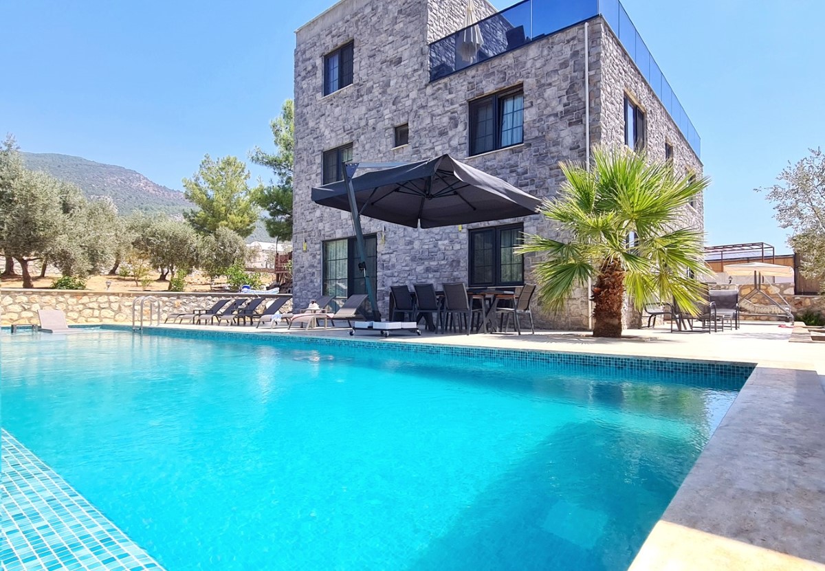 Kalkan, Çayköy , Nature Scenery Villas, 7 rooms, Private Pool Villa